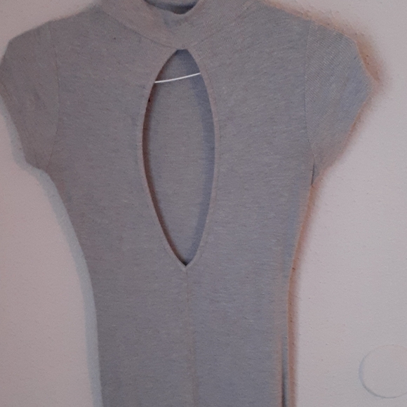 Grey tight maxi dress - Picture 3 of 4